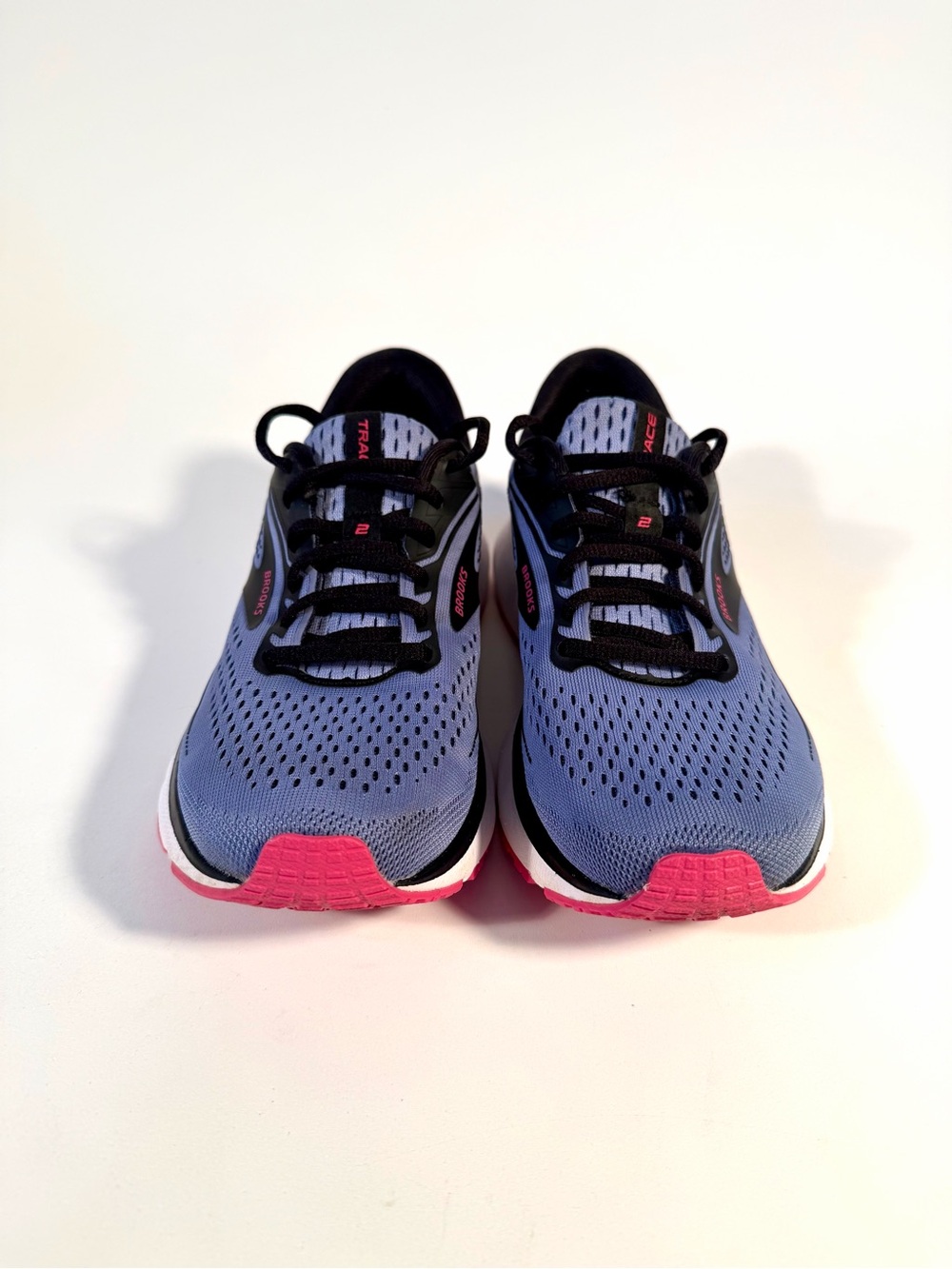 Brooks Trace 2 Cushioned Neutral Running Walking Shoes Gray Pink Women’s Sz 6 - Picture 3 of 10